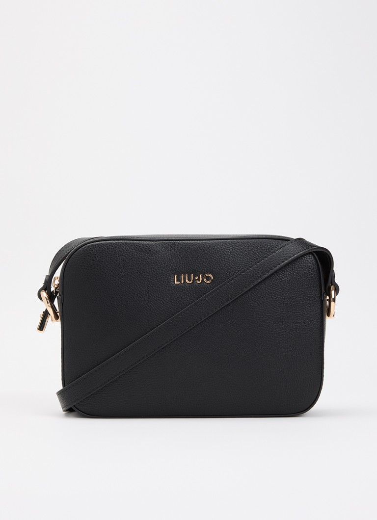 Liu Jo Dames Crossbodytas met logo en verstelbare schouderriem in de kleur Zwart