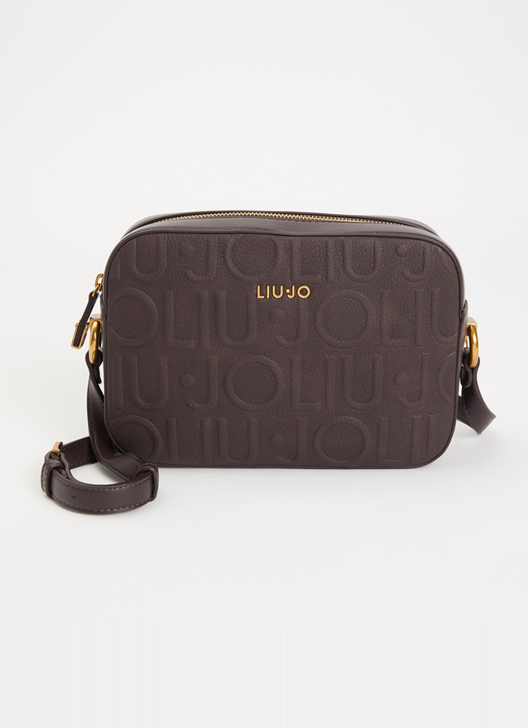 Liu Jo Dames Crossbody tas met logoprint in de kleur Donkerbruin