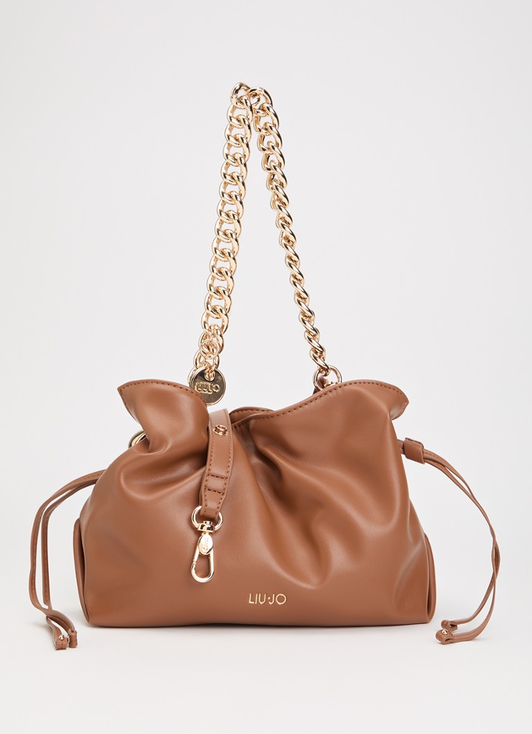 Liu Jo Dames Riccy Medium schoudertas met afneembare schouderriem in de kleur Camel