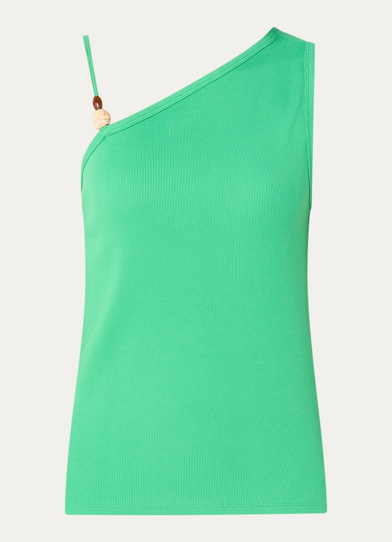 Fabienne Chapot Dames Rhea asymmetrische top in de kleur Groen