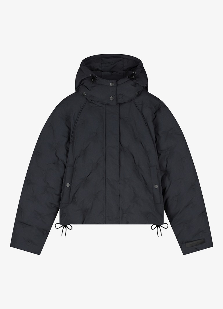 Fabienne Chapot Dames Pomme puffer jack met steekzakken in de kleur Zwart