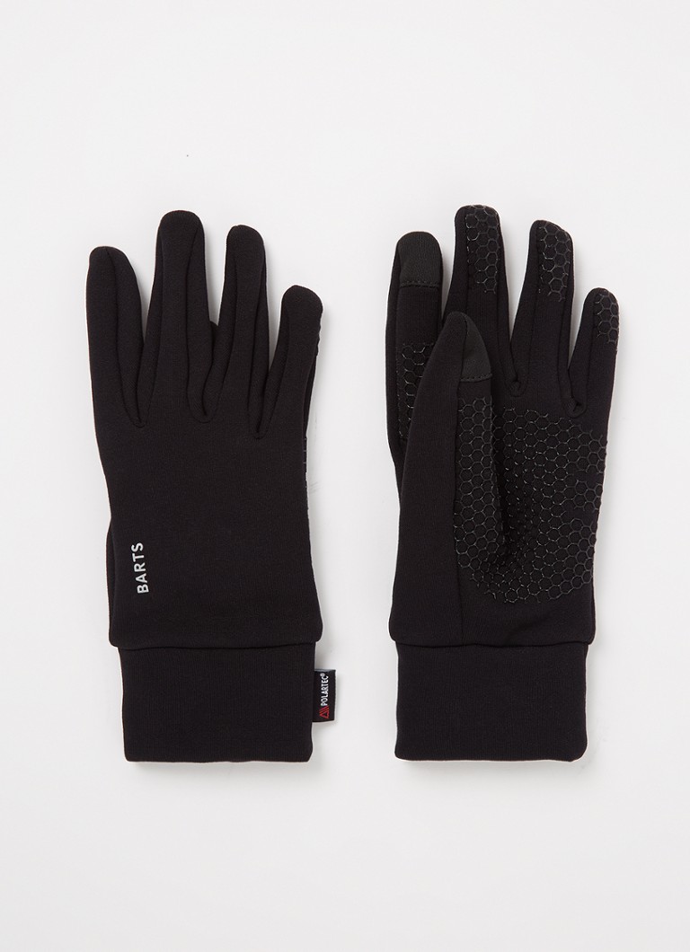 Barts Heren Powerstretch handschoenen met touchscreen functie in de kleur Zwart, maat: L/XL