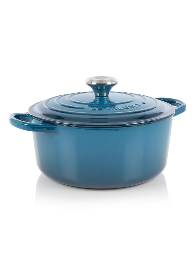 Le Creuset Signature braadpan Ø24 cm Deep Teal / Blauw - Deal