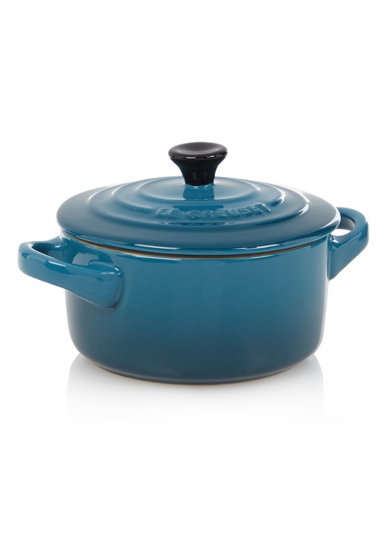 Le Creuset Mini cocotte Ø10 cm Deep Teal / Blauw - Deal