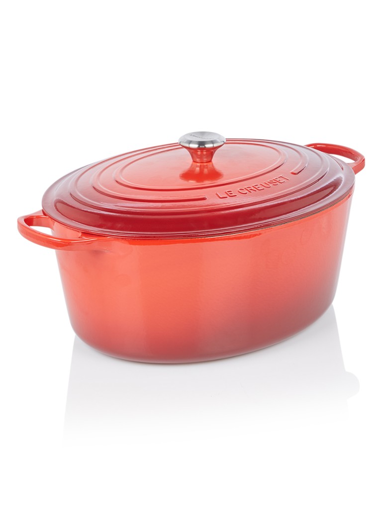 Le Creuset Signature ovale braadpan 40 cm Kersenrood / Rood - Deal