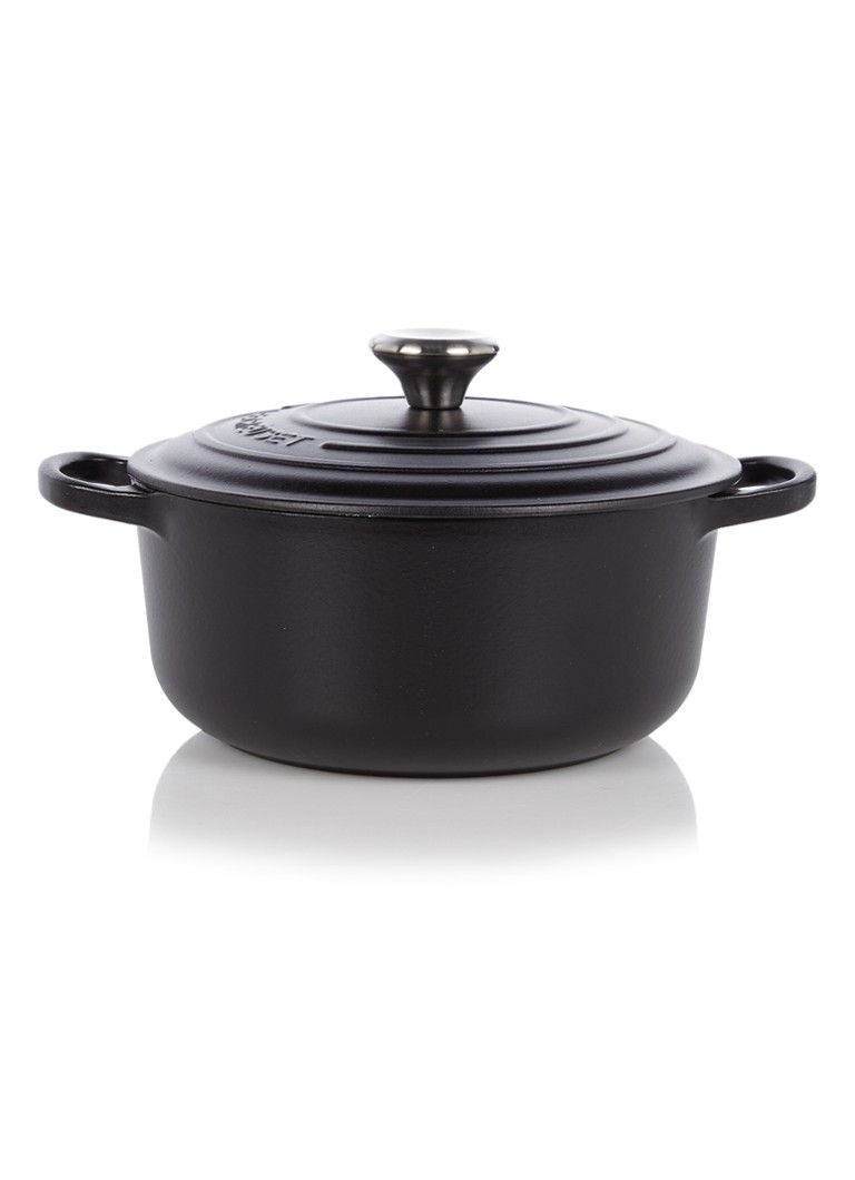 Le Creuset Signature braadpan Ø20 cm Mat zwart / zwart - Deal