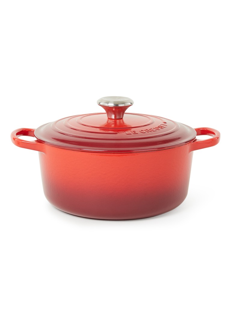 Le Creuset Signature braadpan Ø24 cm Kersenrood / Rood - Deal