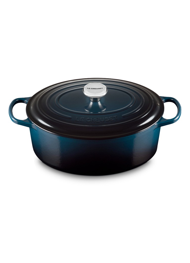 Le Creuset Signature braad-/stoofpan Ø30 cm Donkerblauw - Deal