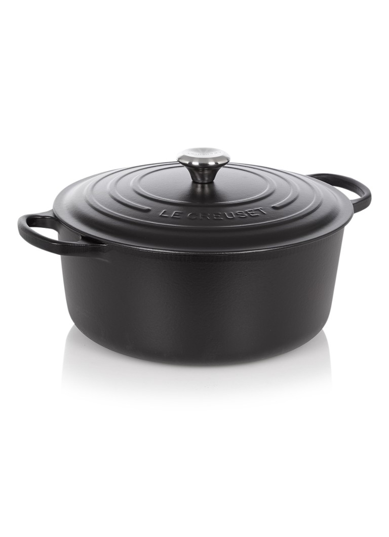 Le Creuset Signature braadpan Ø30 cm Mat zwart / zwart - Deal