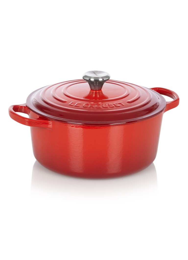 Le Creuset Signature braadpan Ø22 cm Kersenrood / Rood - Deal
