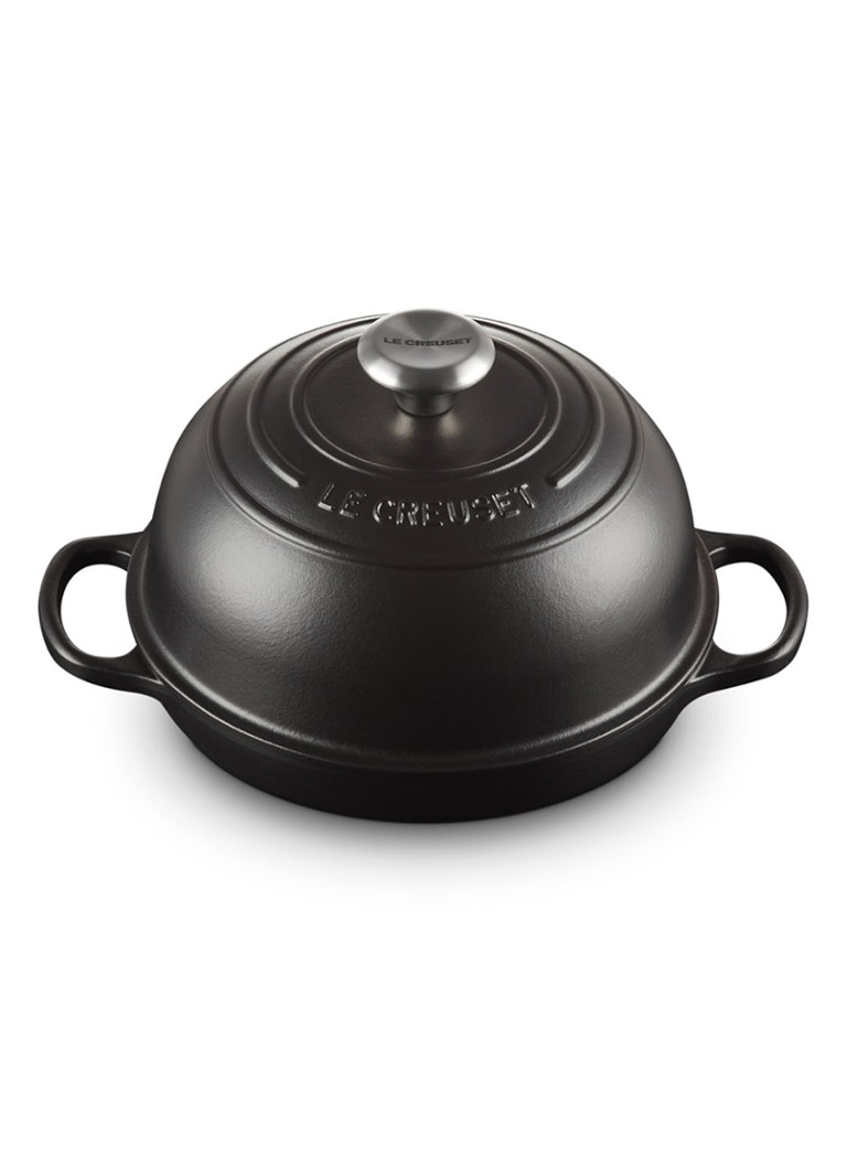 Le Creuset Signature broodpan Ø24 cm Mat zwart / zwart - Deal