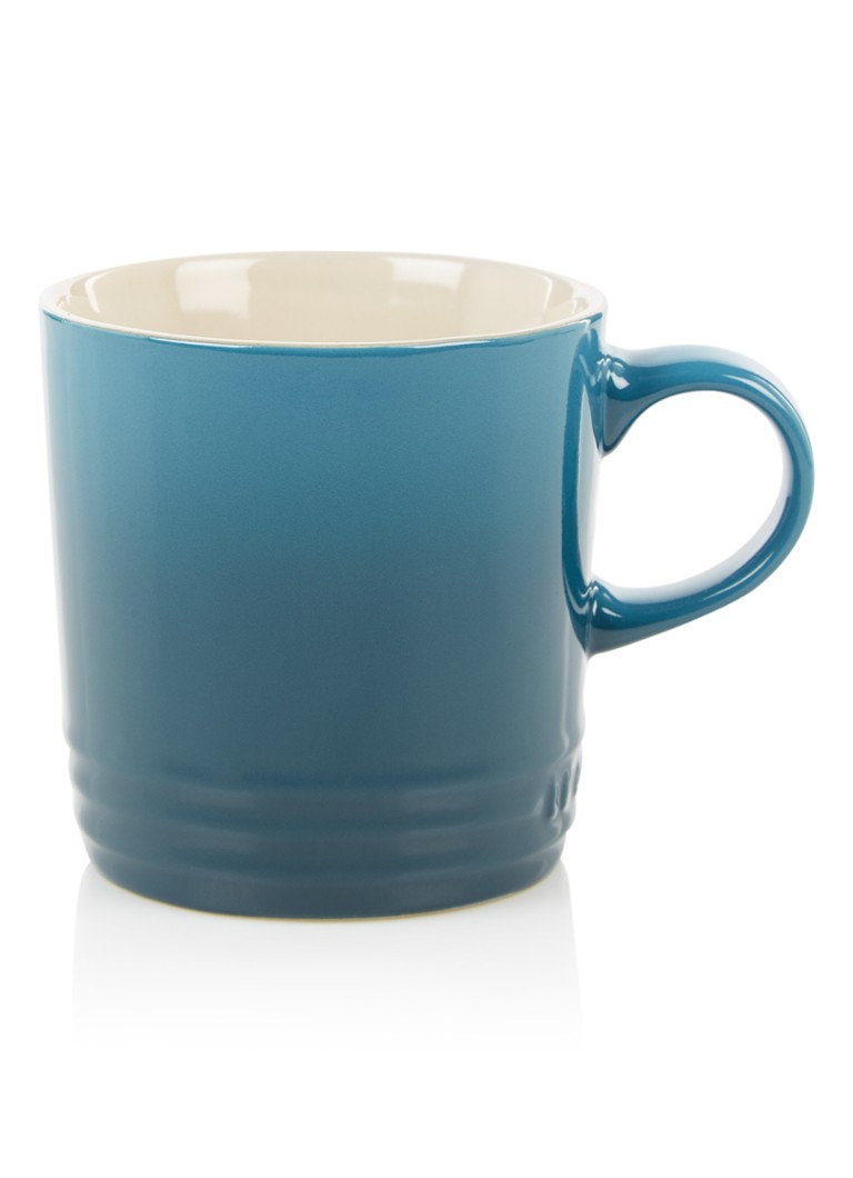 Le Creuset Mok 35 cl Deep Teal / Blauw - Deal