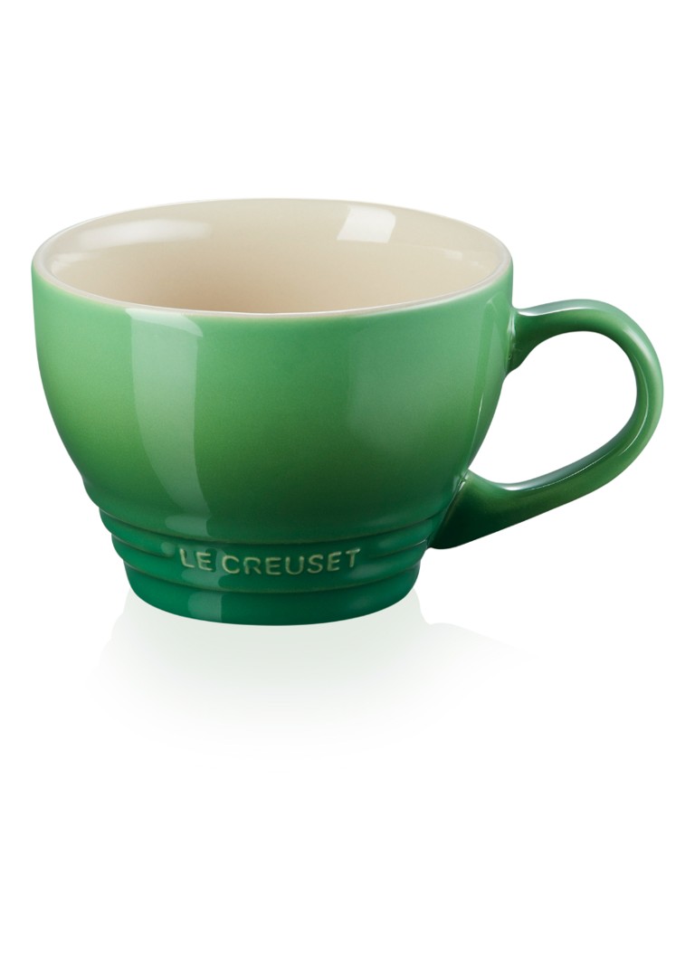 Le Creuset Cappuccino mok 40 cl Bamboo / Groen - Deal