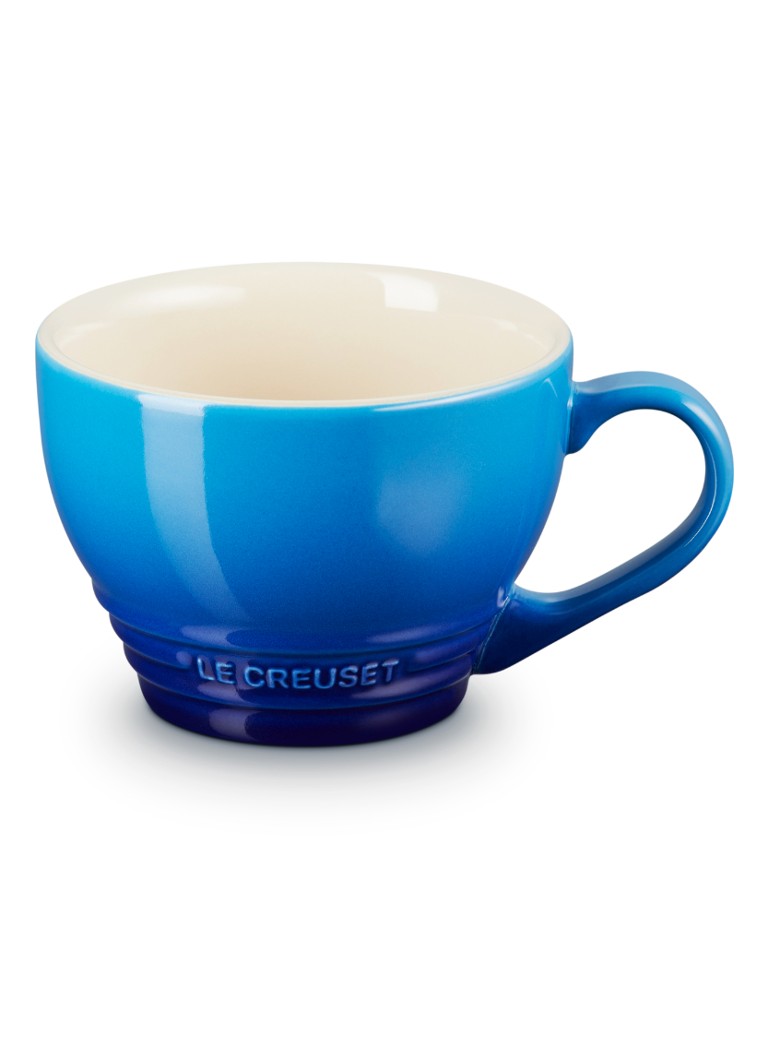 Le Creuset Cappuccino mok 40 cl Azure / Blauw - Deal