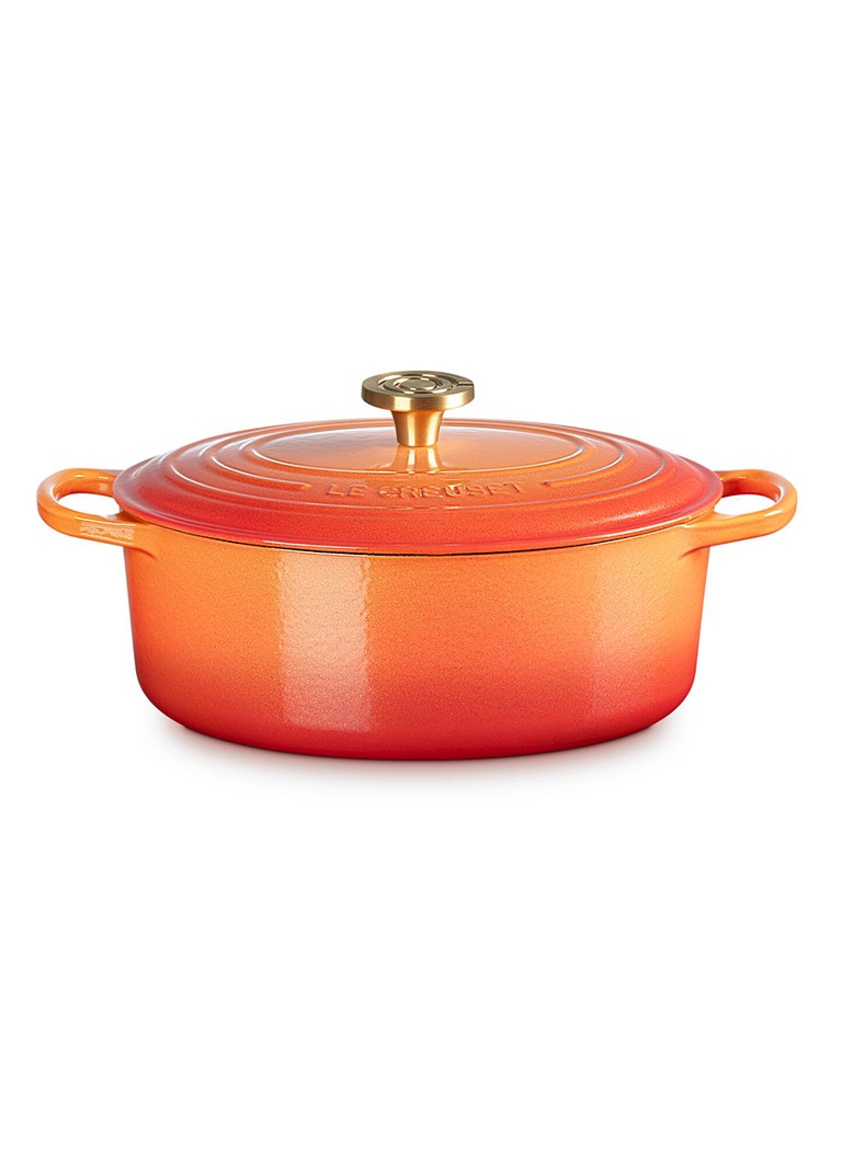 Le Creuset Signature braad-/stoofpan Ø29 cm Oranje - Deal