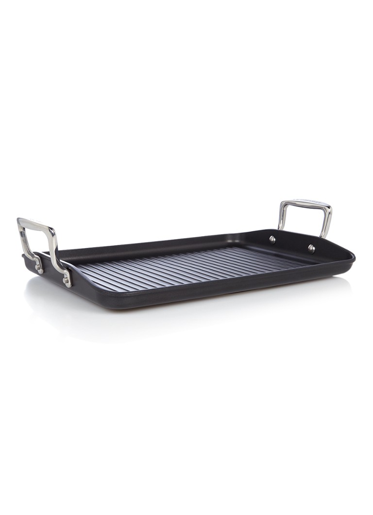 Le Creuset Les Forgées grillplaat 35 x 25 cm Zwart - Deal