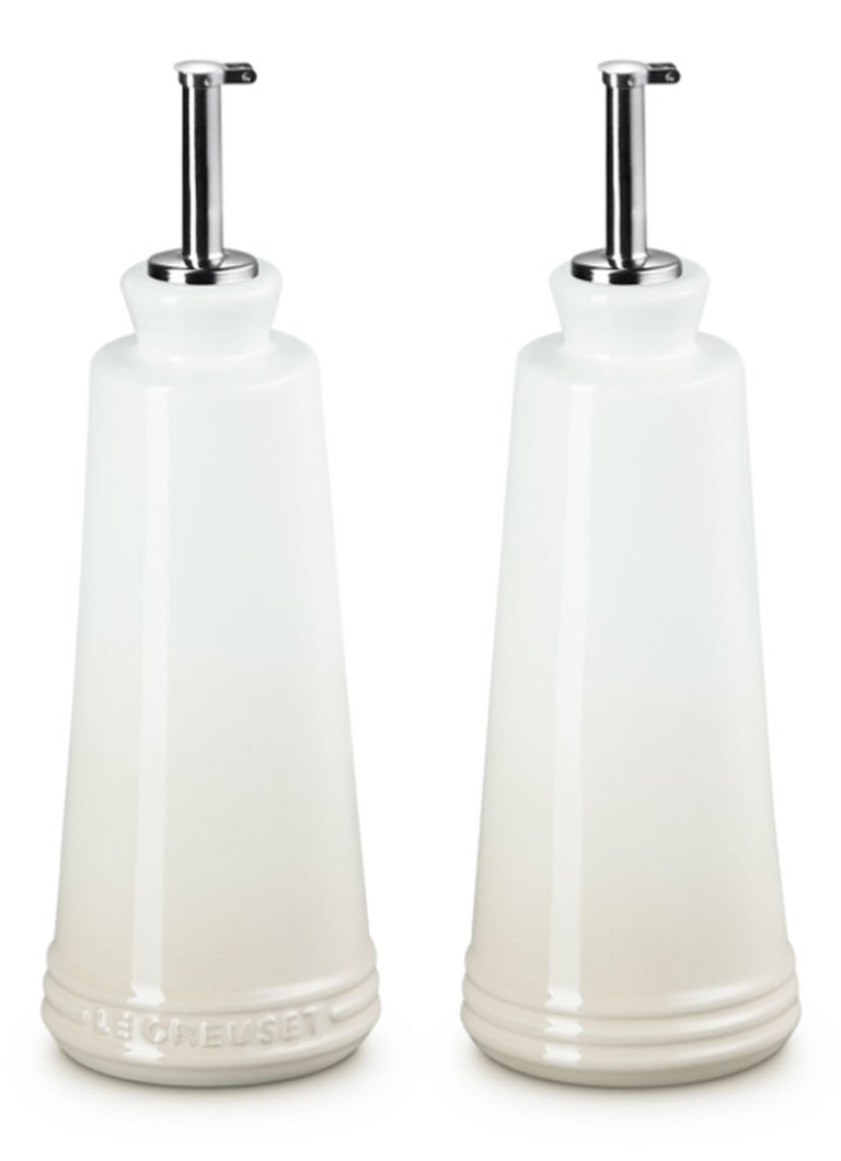 Le Creuset Olie- en azijnstel set van 2 Meringue / Beige - Deal
