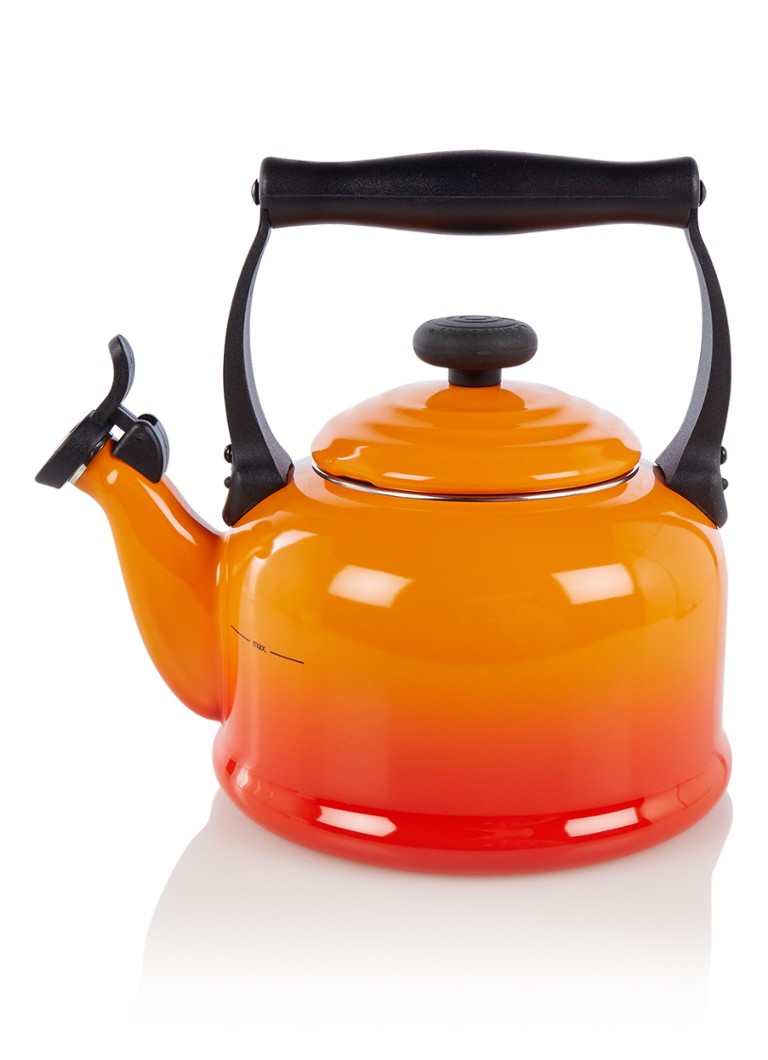 Le Creuset Tradition fluitketel 2,1 liter Oranjerood / Oranje - Deal