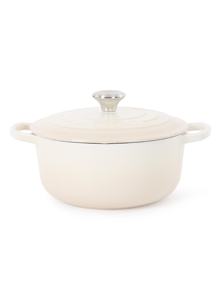 Le Creuset Signature braad-/stoofpan Ø20 cm Meringue / Beige - Deal