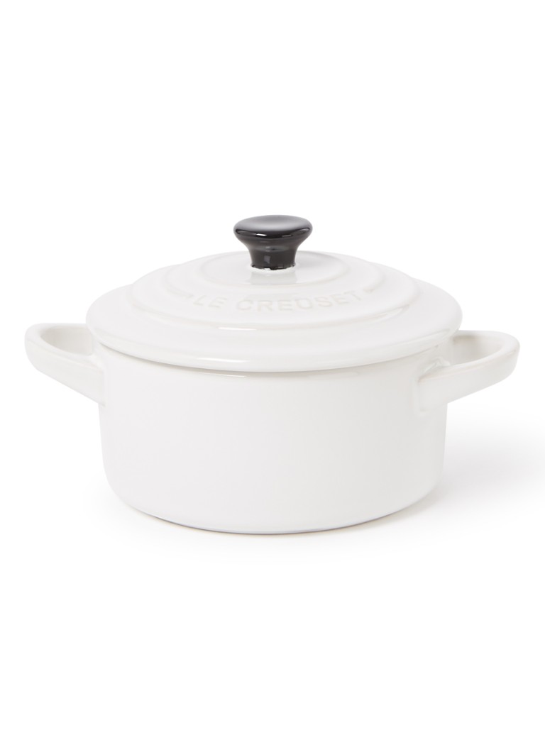 Le Creuset Mini Cocotte braad-/stoofpan Ø10 cm White / Wit - Deal
