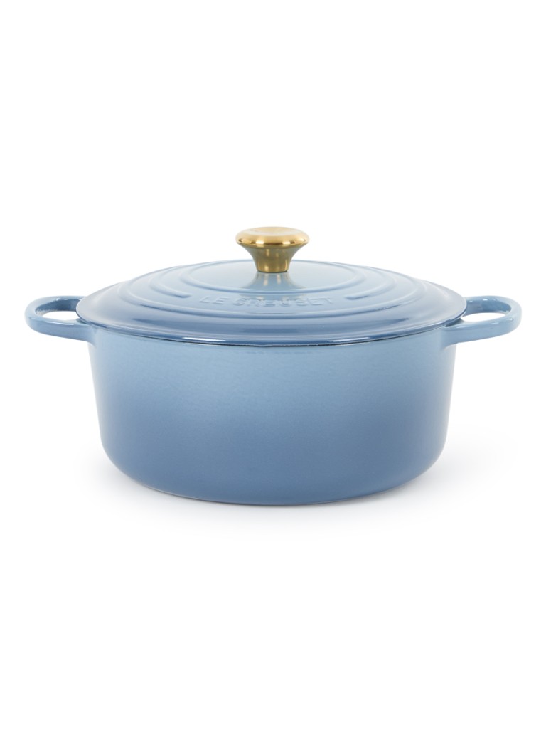 Le Creuset Signature braad-/stoofpan Ø28 cm Chambray / Blauw - Deal