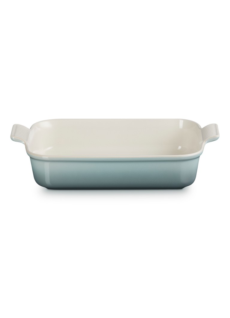 Le Creuset Heritage ovenschaal 32 cm Zeegroen - Deal