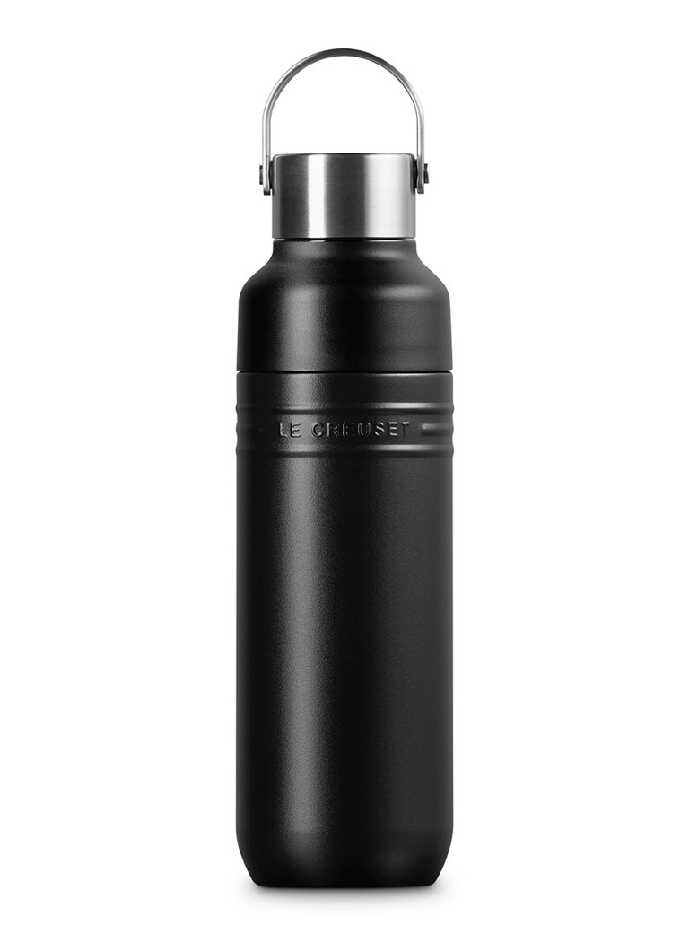 Le Creuset On The Go waterfles 0,5 liter Zwart - Deal