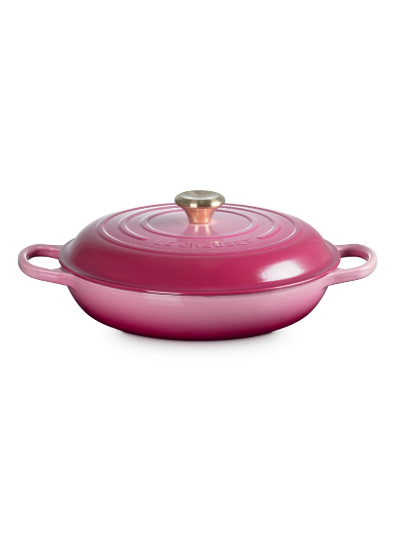 Le Creuset Campagnard braadpan Ø30 cm Berry / Roze - Deal
