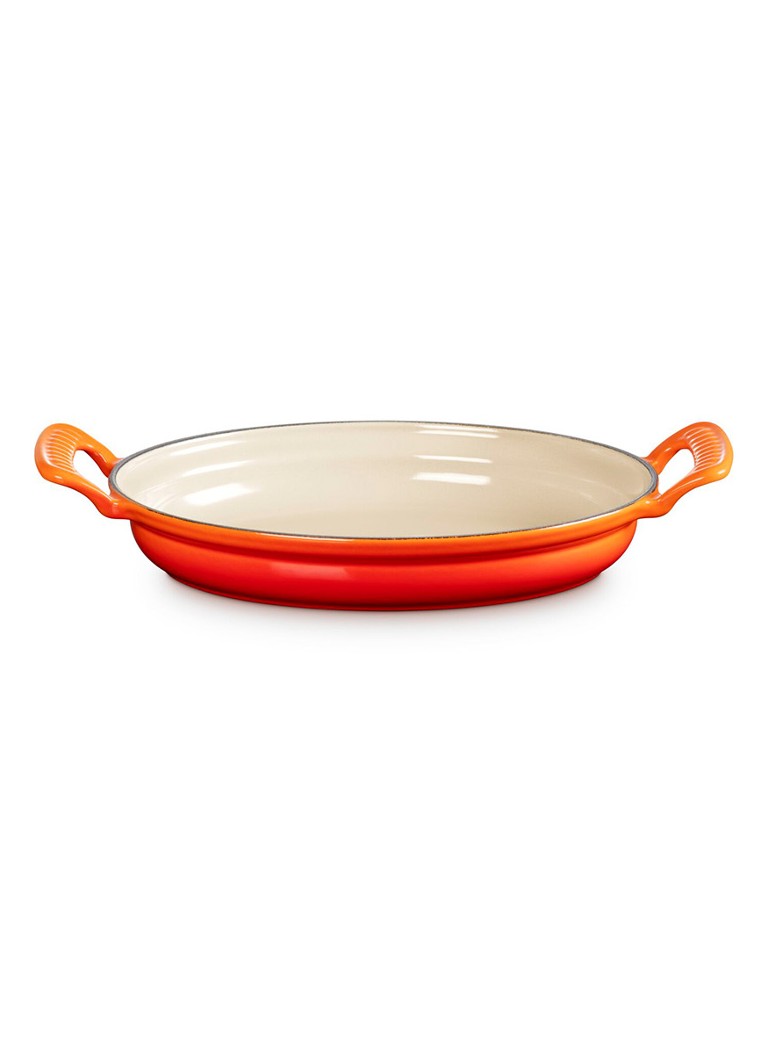 Le Creuset Modern Heritage ovenschaal/braadslede 28 cm Oranjerood - Deal