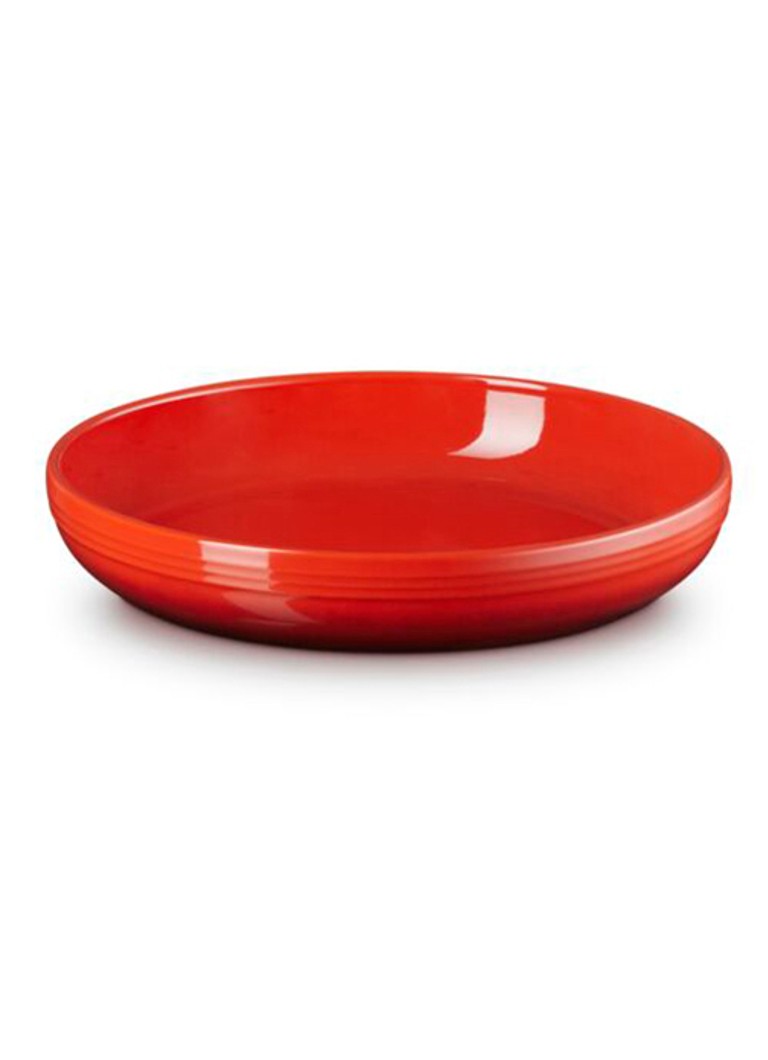 Le Creuset Diep bord 22 cm Donkerrood - Deal