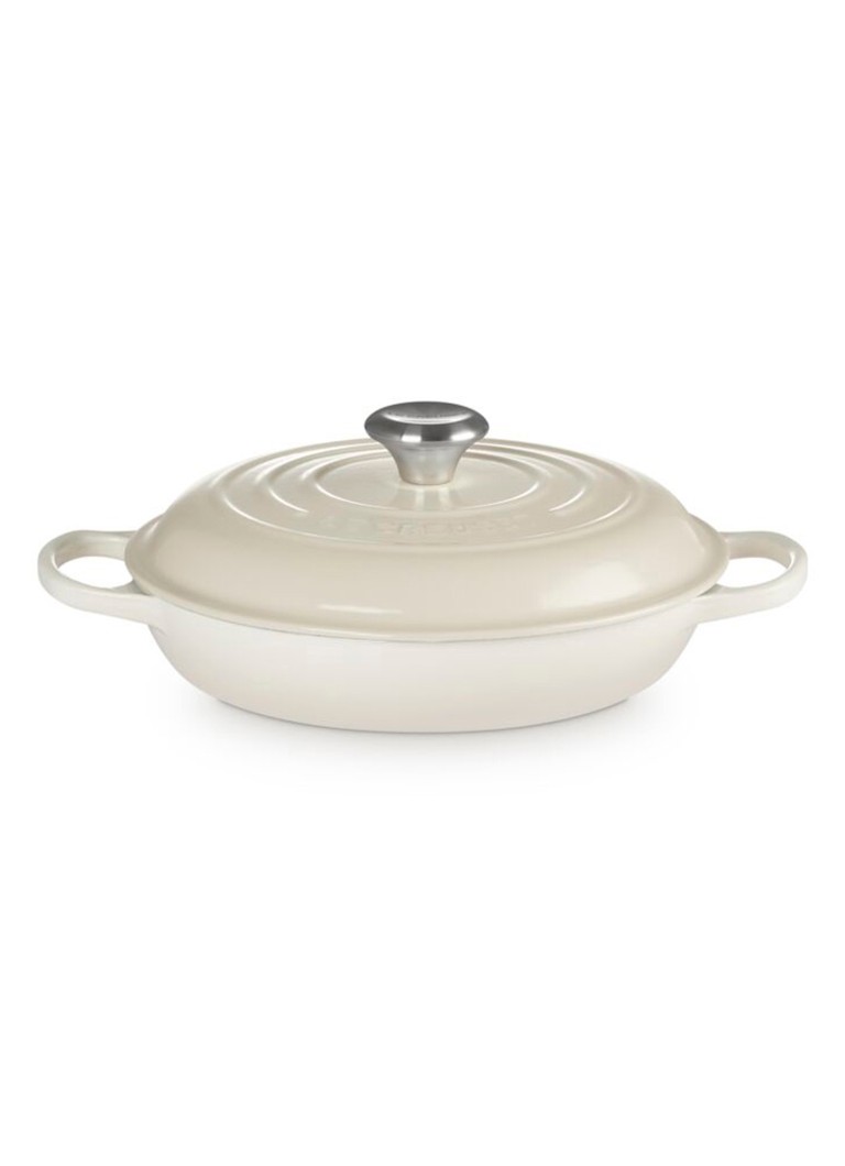 Le Creuset Signature braadpan 26 cm Gebroken wit - Deal