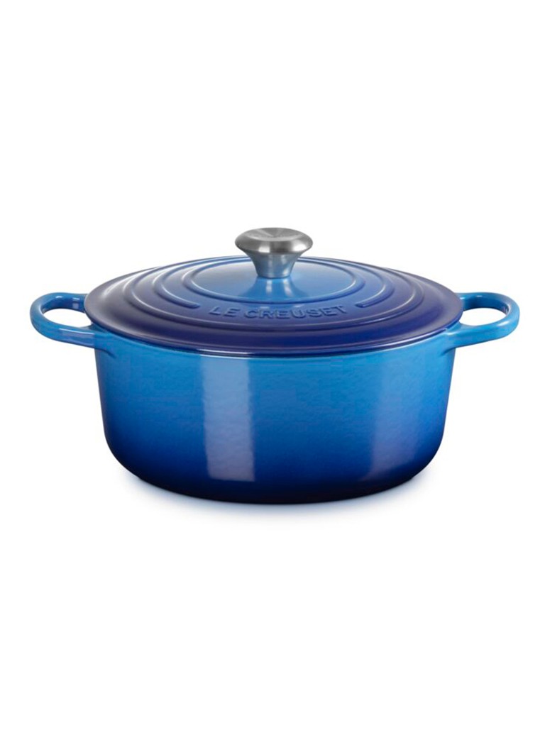 Le Creuset Signature braadpan 26 cm Royalblauw - Deal