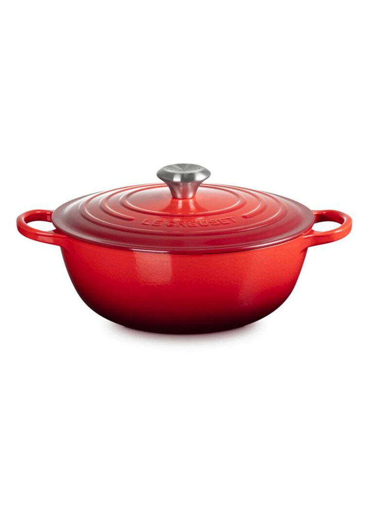 Le Creuset Signature soeppan 26 cm Donkerrood - Deal