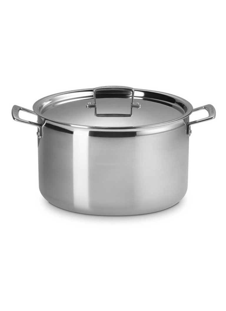 Le Creuset 3-ply kookpan met deksel 28 cm Beige - Deal