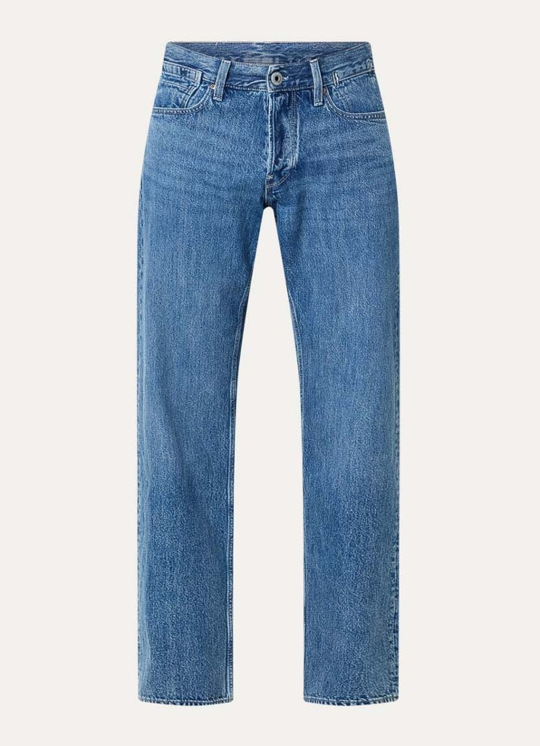 G-Star RAW Heren Deeggie straight leg jeans met medium wassing in de kleur Indigo, maat: W32/L34