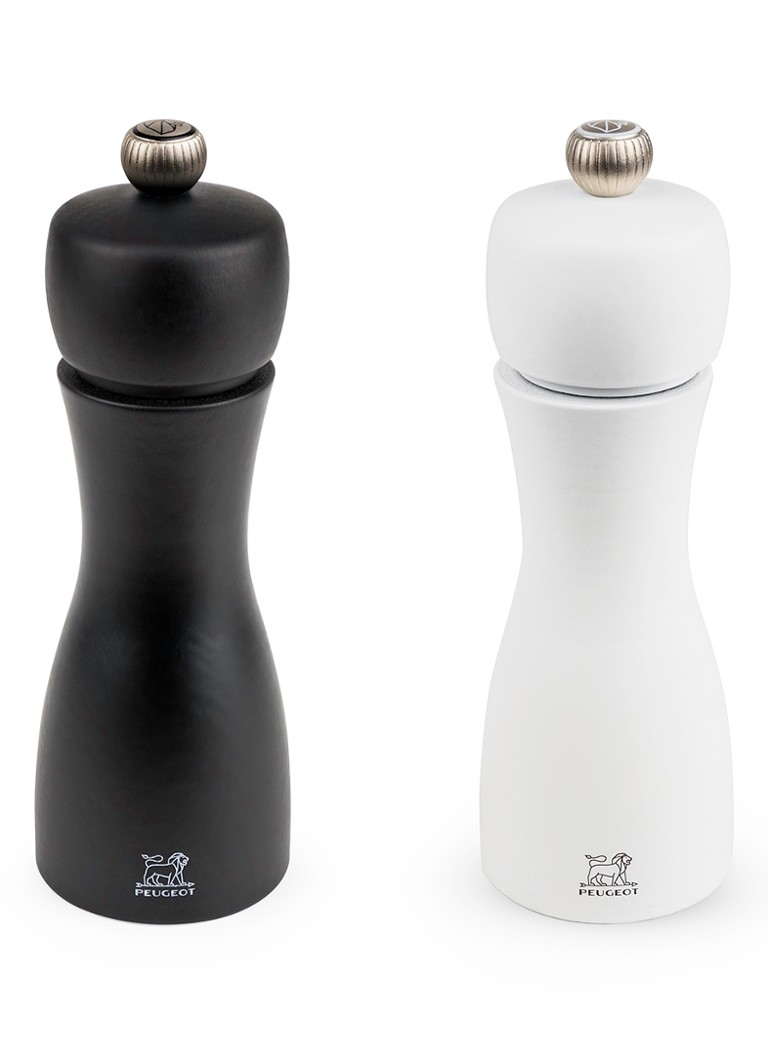 Peugeot Tahiti peper- en zoutmolen 15 cm 2-delig Zwart - Deal