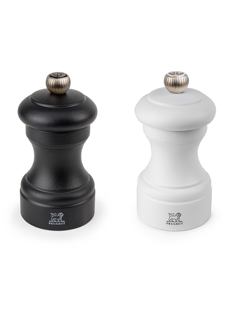 Peugeot Bistro peper- en zoutmolen 10 cm 2-delig Wit - Deal
