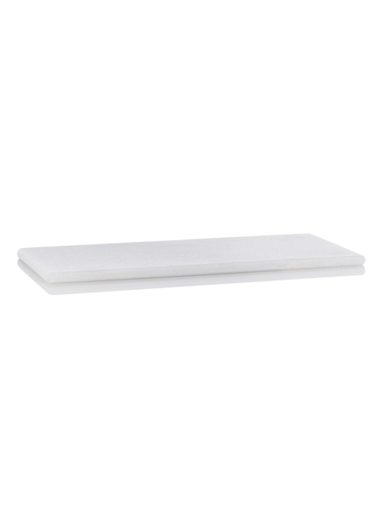 Stoned Serveerplank van marmer 30 x 15 cm Wit - Deal