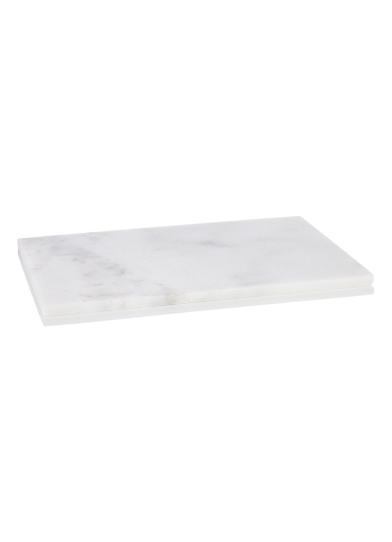 Stoned Keukenplank van marmer 40 x 60 cm Wit - Deal