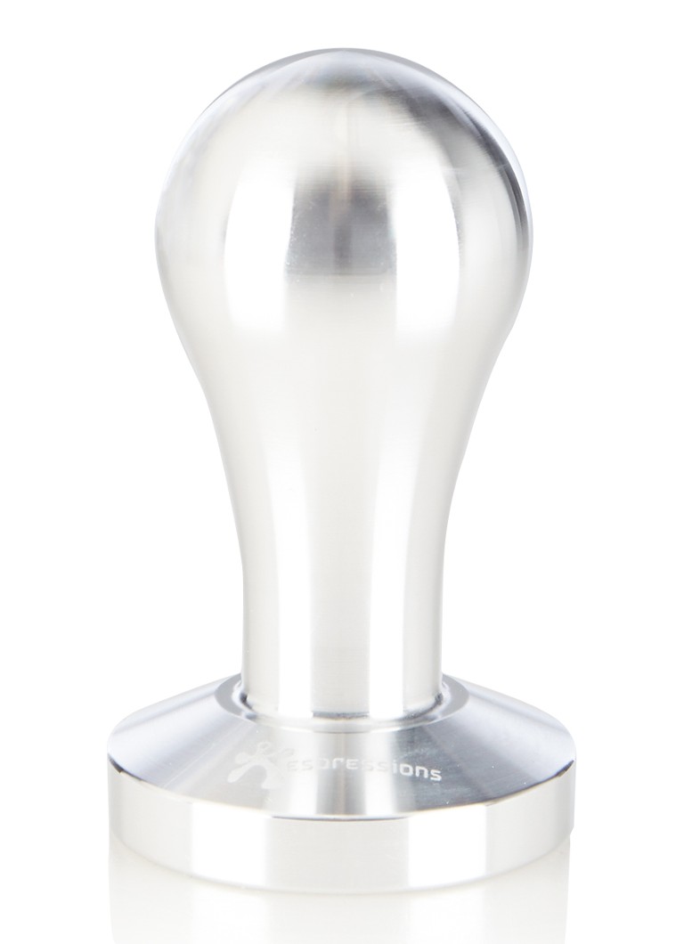 Espressions Koffie tamper van aluminium 50 mm Zilver - Deal