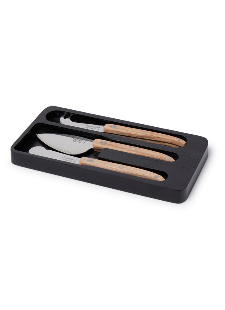 Laguiole Style de Vie Innovation Line kaasmes set van 3 Lichtbruin - Deal