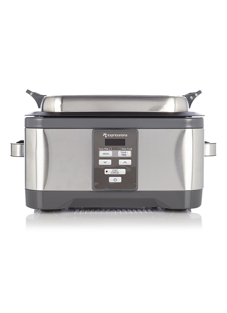 Espressions Duo Sous-Vide EP4000 + slowcooker 5,5 liter Middengrijs - Deal