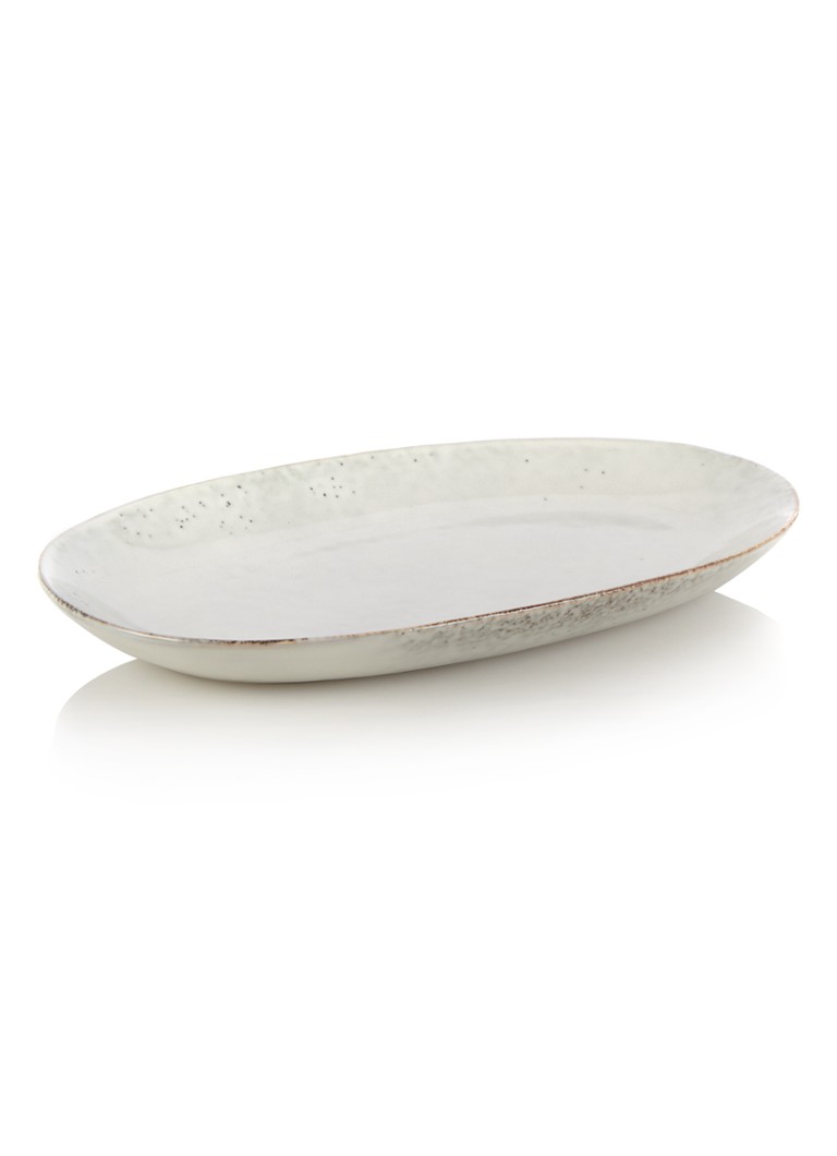 Broste Copenhagen Nordic Sand serveerschaal 31 cm Lichtgrijs - Deal