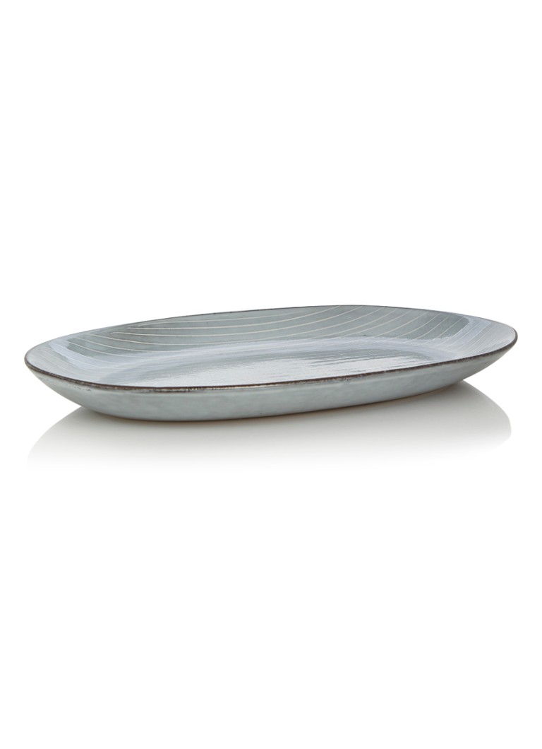 Broste Copenhagen Nordic Sea serveerschaal 30 cm Lichtgrijs - Deal