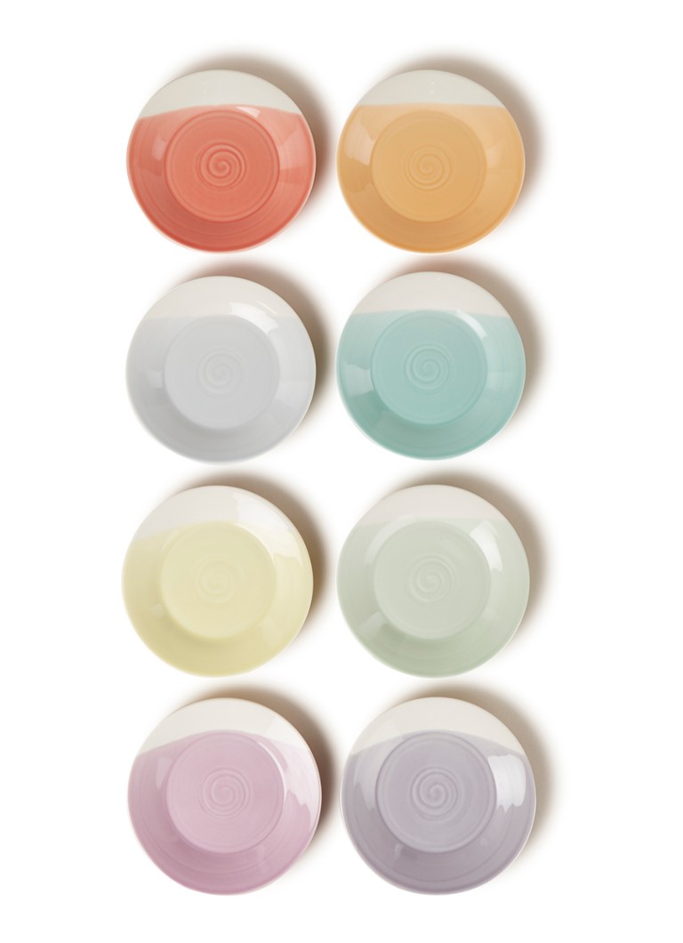 Royal Doulton 1815 gebaksbordje set van 8 Multicolor - Deal