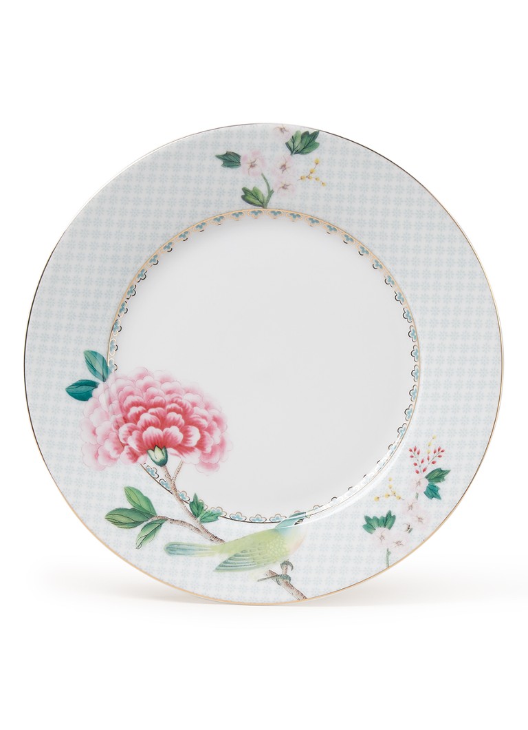 Pip Studio Blushing Birds ontbijtbord 21 cm Lichtblauw - Deal