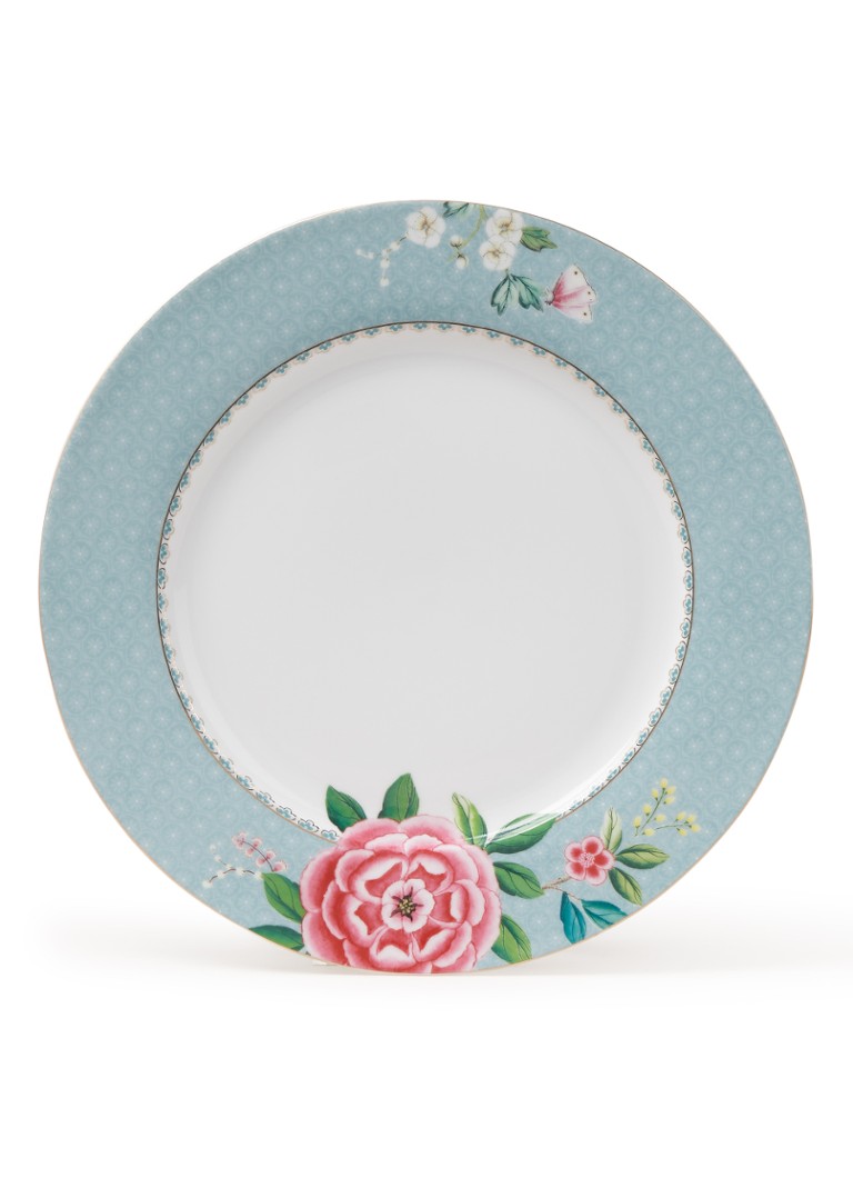 Pip Studio Blushing Birds dinerbord 26,5 cm Lichtblauw - Deal