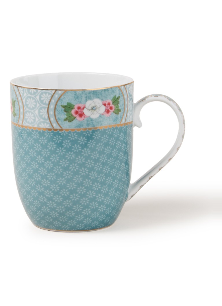 Pip Studio Blushing Birds kopje 14 cl Lichtblauw - Deal