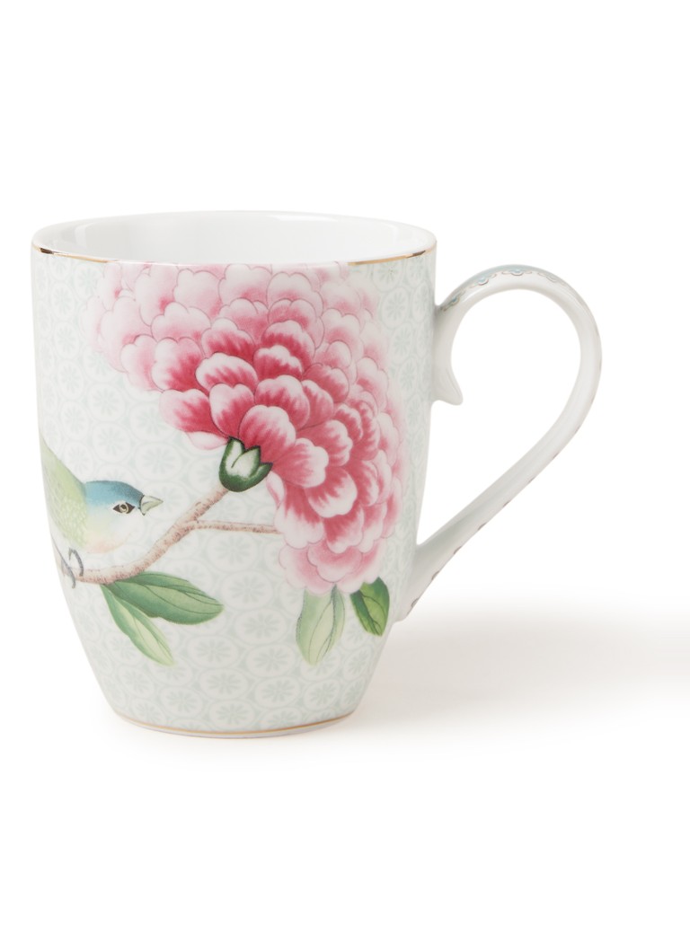 Pip Studio Blushing Birds mok 35 cl Wit - Deal