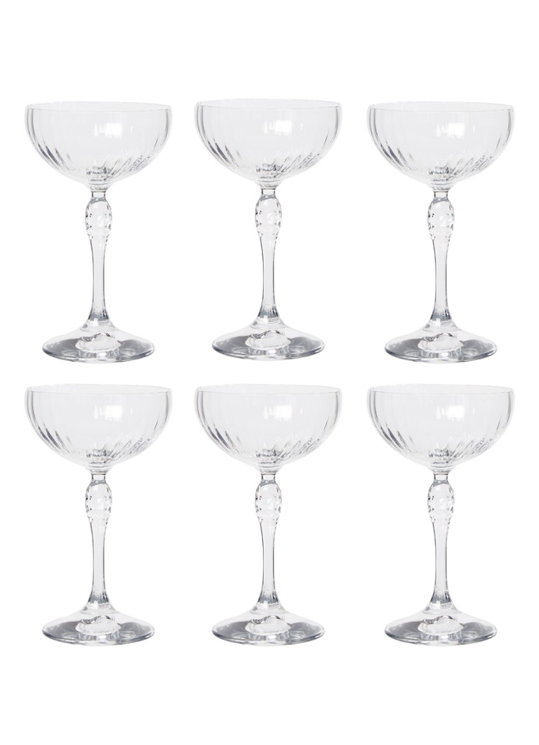 Bormioli Rocco America '20s cocktailglas 25 cl set van 6 Transparant - Deal